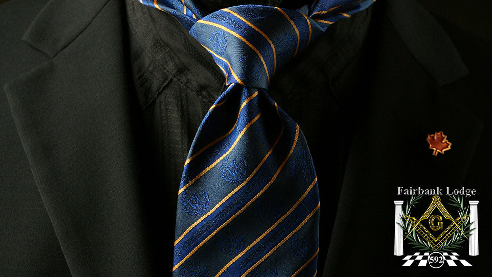 Fairbank Lodge No. 592 Regimental Style Necktie