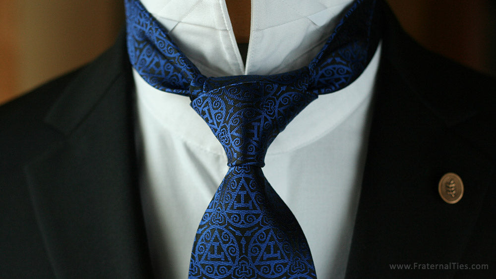 Anatomy of a York Rite Royal Arch Masonry Necktie Design