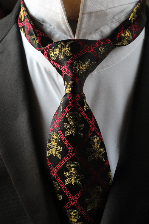 Boston Commandery Masonic Necktie by FraternalTies