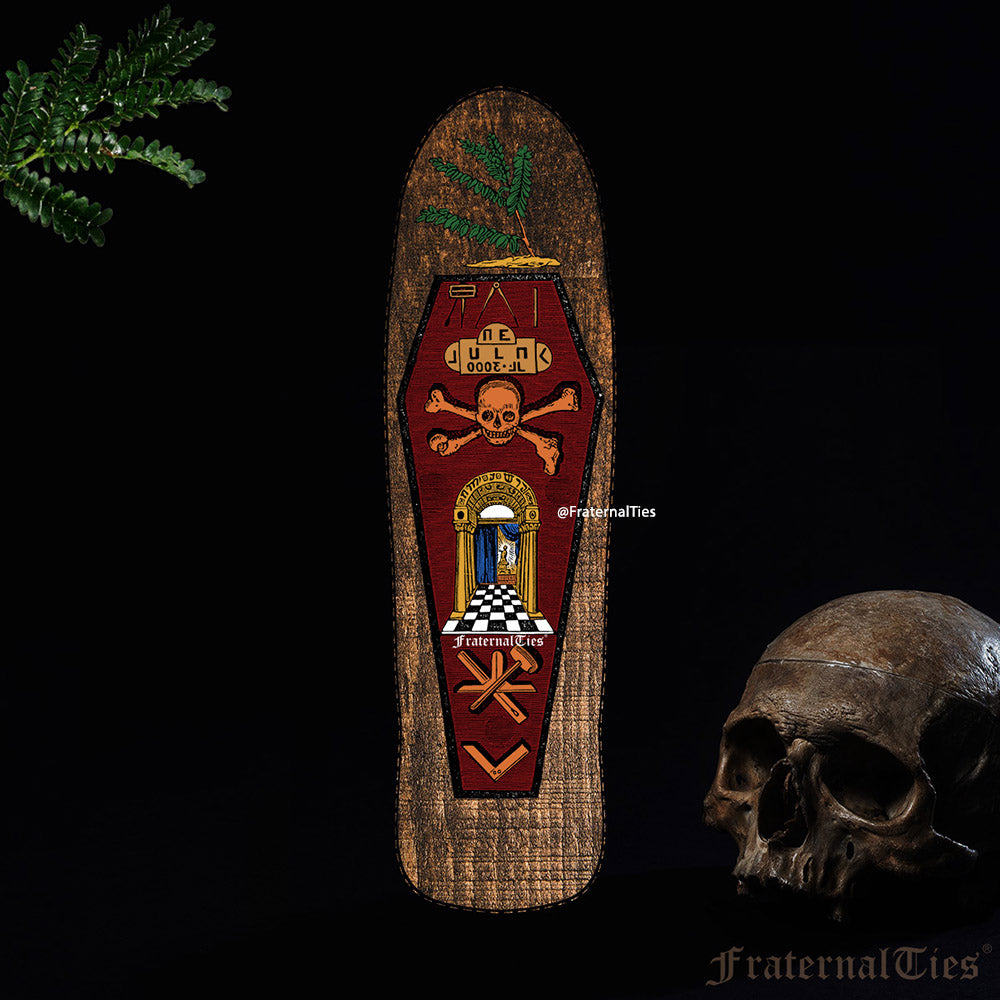 Master Mason Tracing Skateboard | Retro Rocket Deck