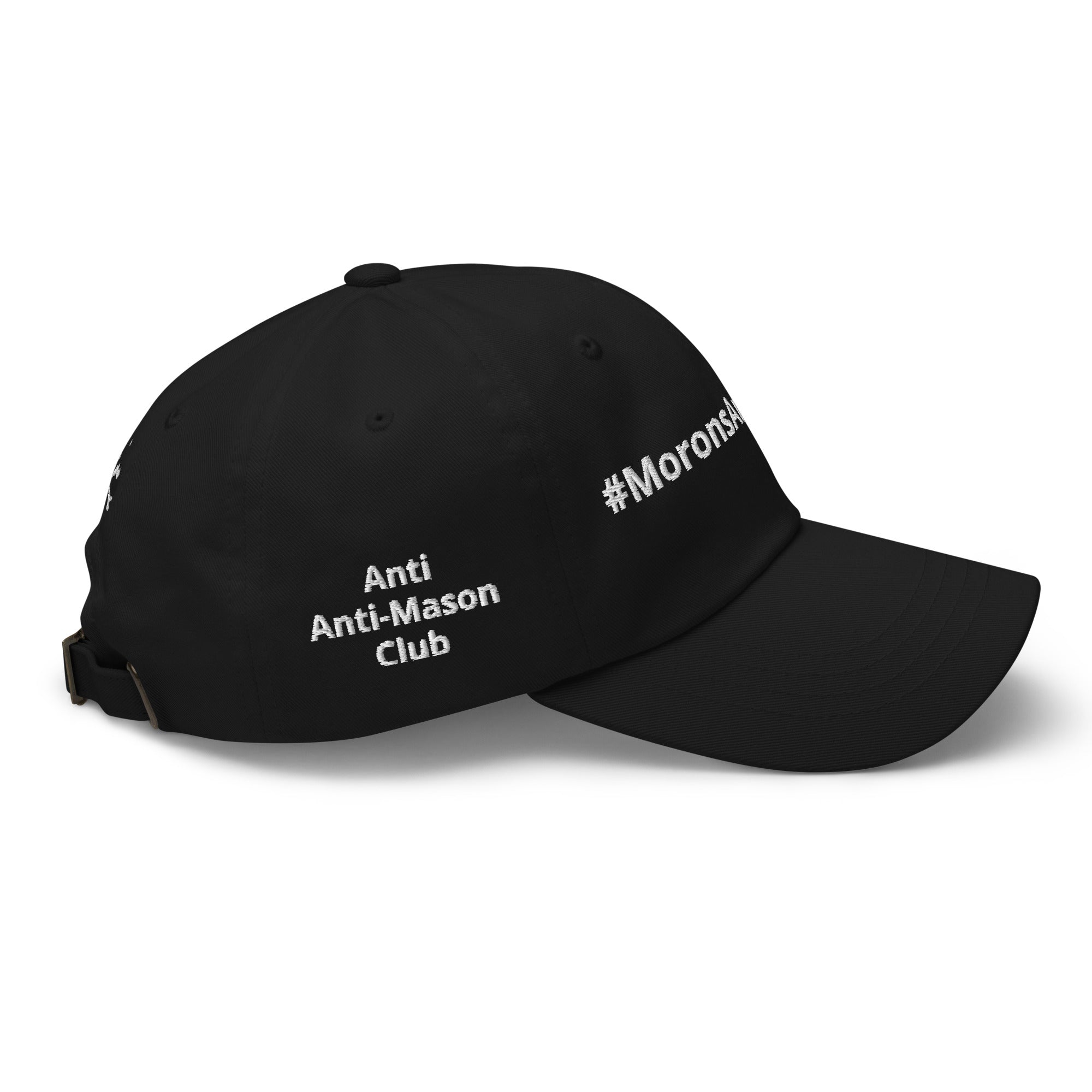 FraternalTies Morons and Dogma Anti-Anti-Mason Club Hat Front