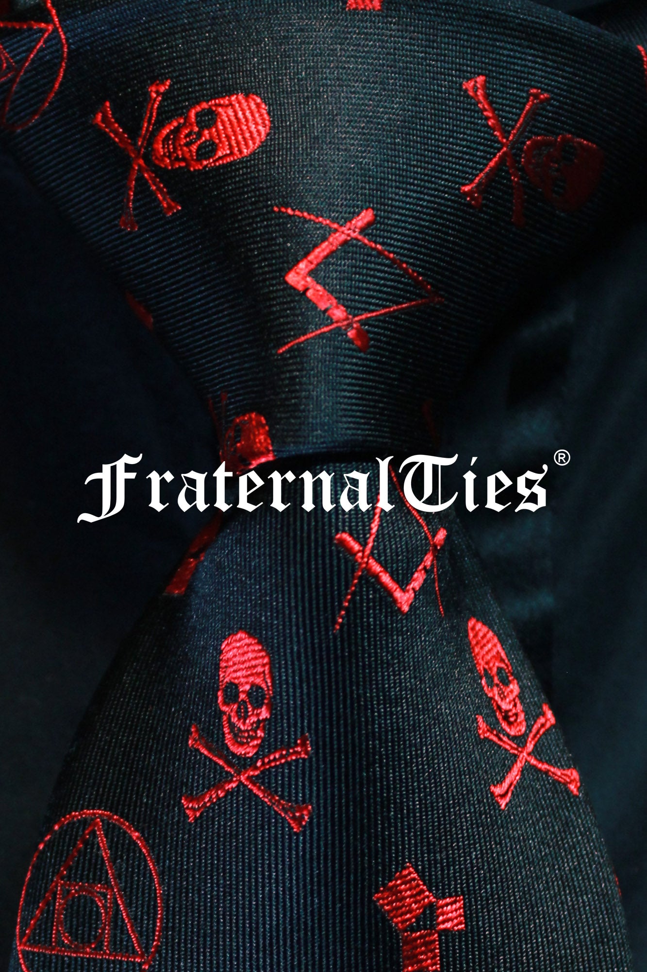 Silk Necktie | Philosopher’s Stone Tie No. 3 (Crimson Edition)