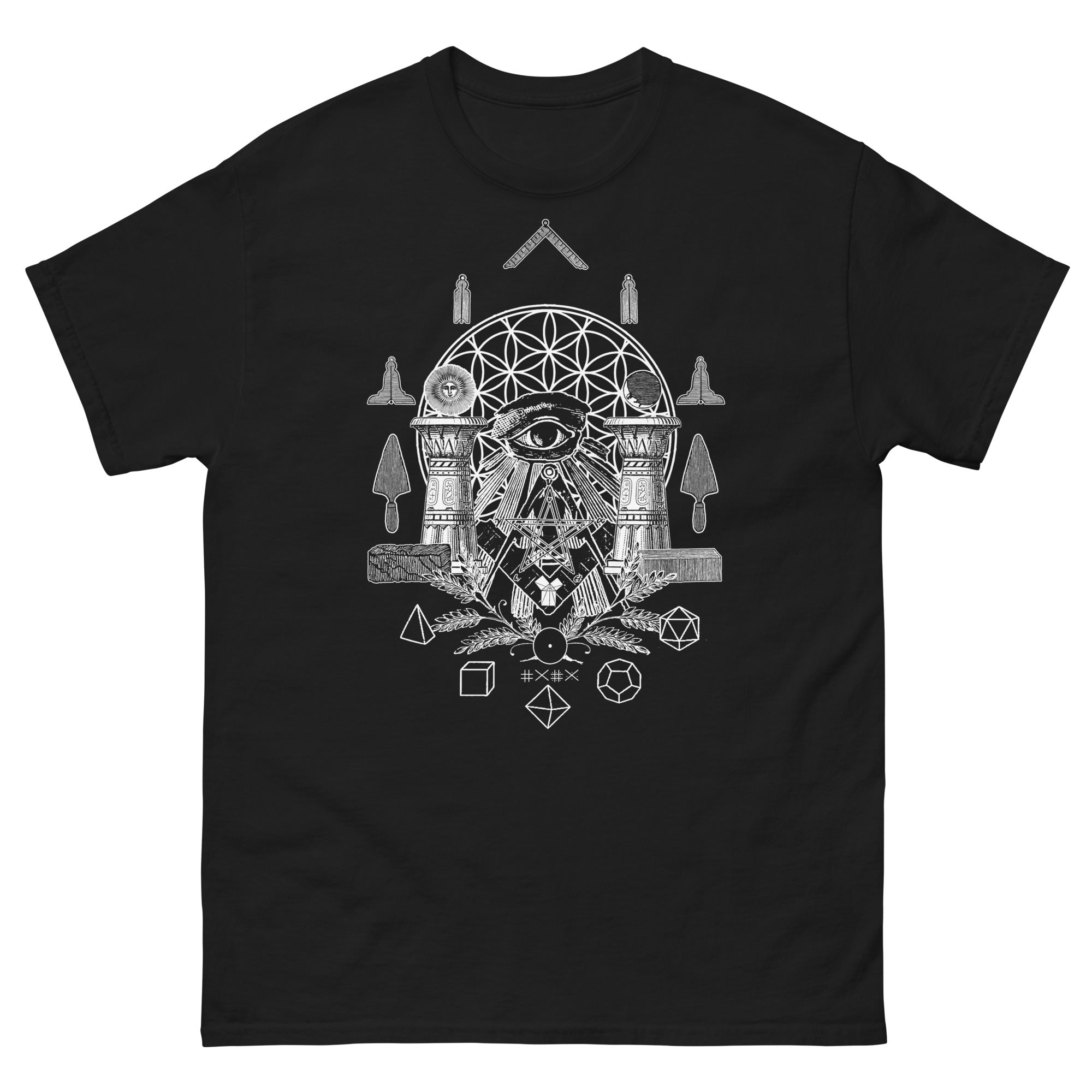 Sacred Geometry Cotton T-shirt