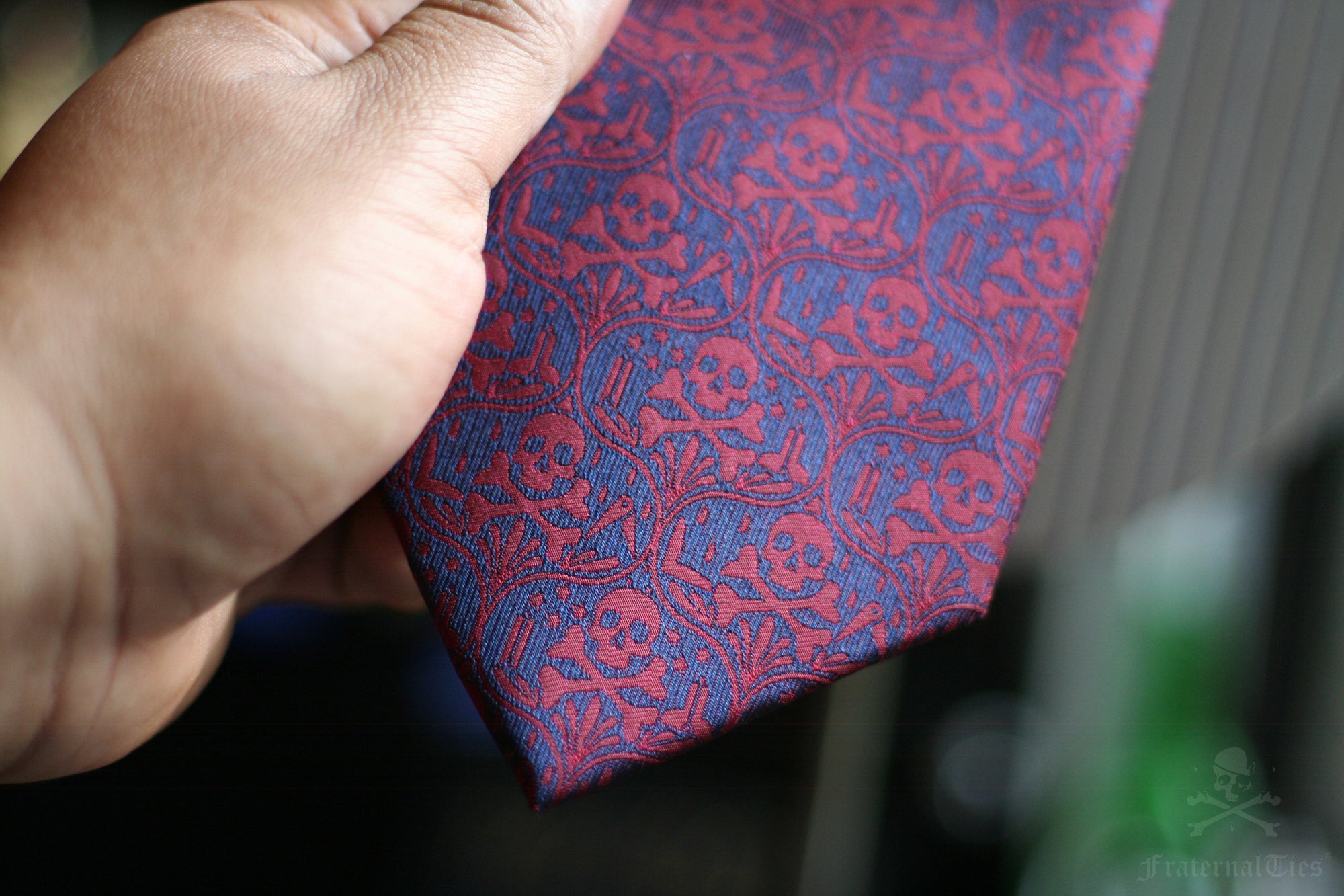 Memento Mori IIB with Pocket Square - FraternalTies