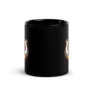 MOVPER No. 1 Black Glossy Mug
