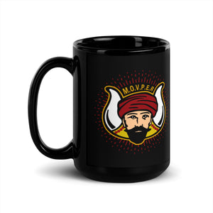 MOVPER No. 1 Black Glossy Mug