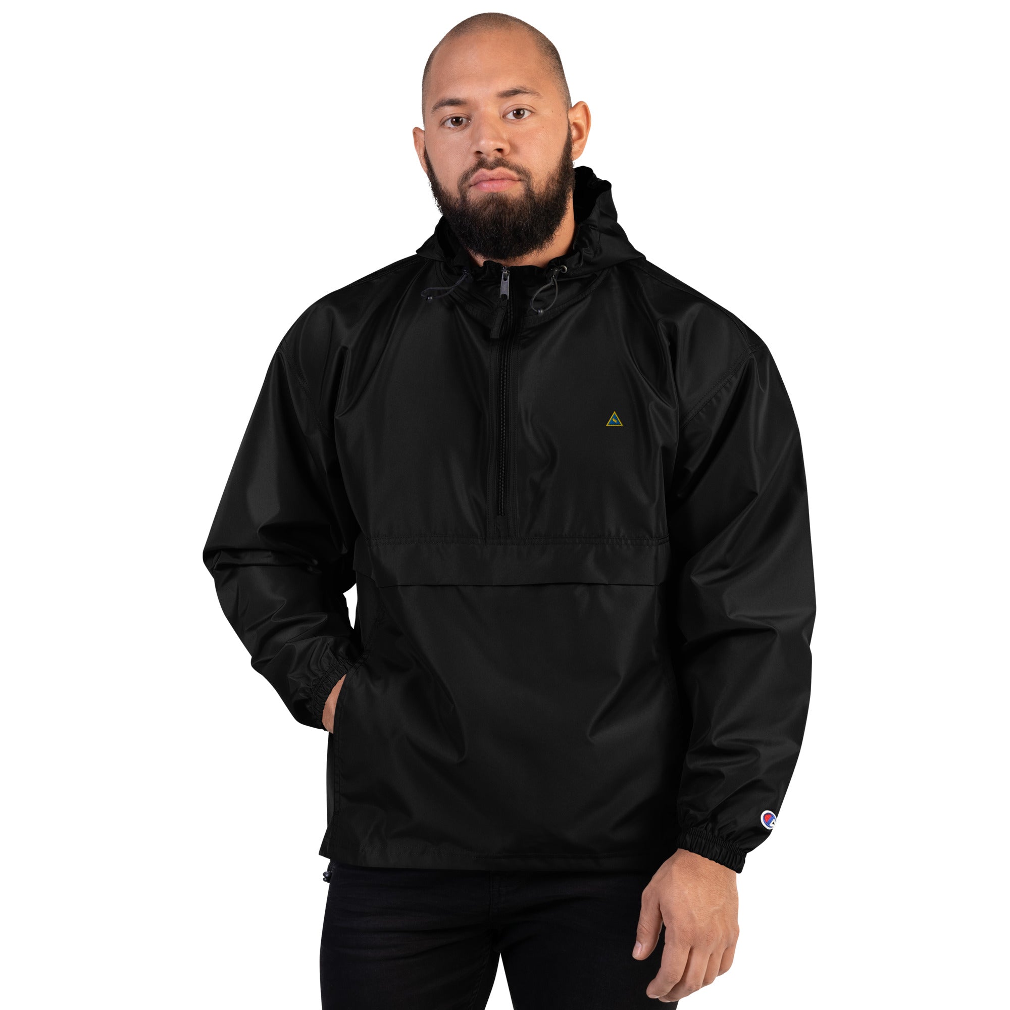 Lodge of Perfection No. 1 Embroidered Champion Packable Windbreaker