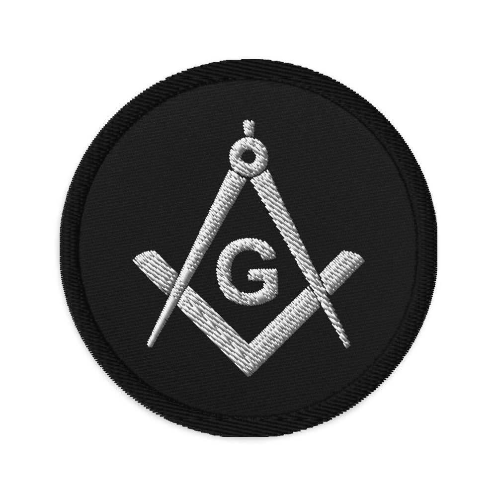Master Mason 3"x3" Embroidered Patch