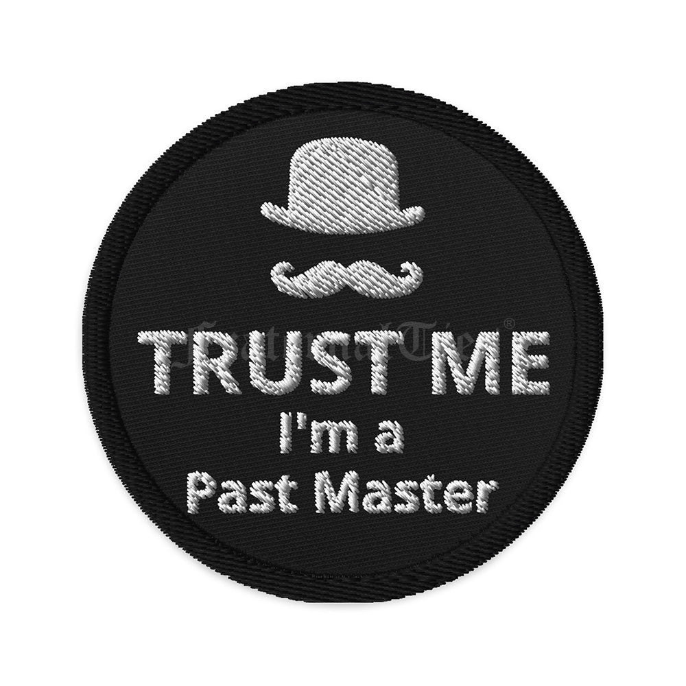Trust Past Master embroidered patch
