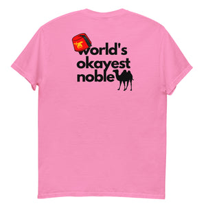 World's Okayest Noble shrine t-shirt (light color)