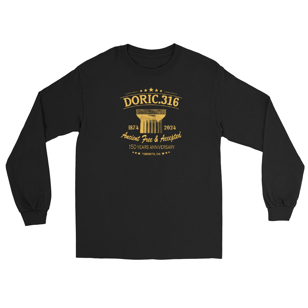 Doric 316 150th Anniversary Long Sleeve Shirt FRONT PRINT ONLY