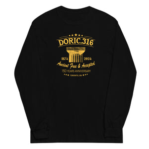 Doric 316 150th Anniversary Long Sleeve Shirt FRONT PRINT ONLY