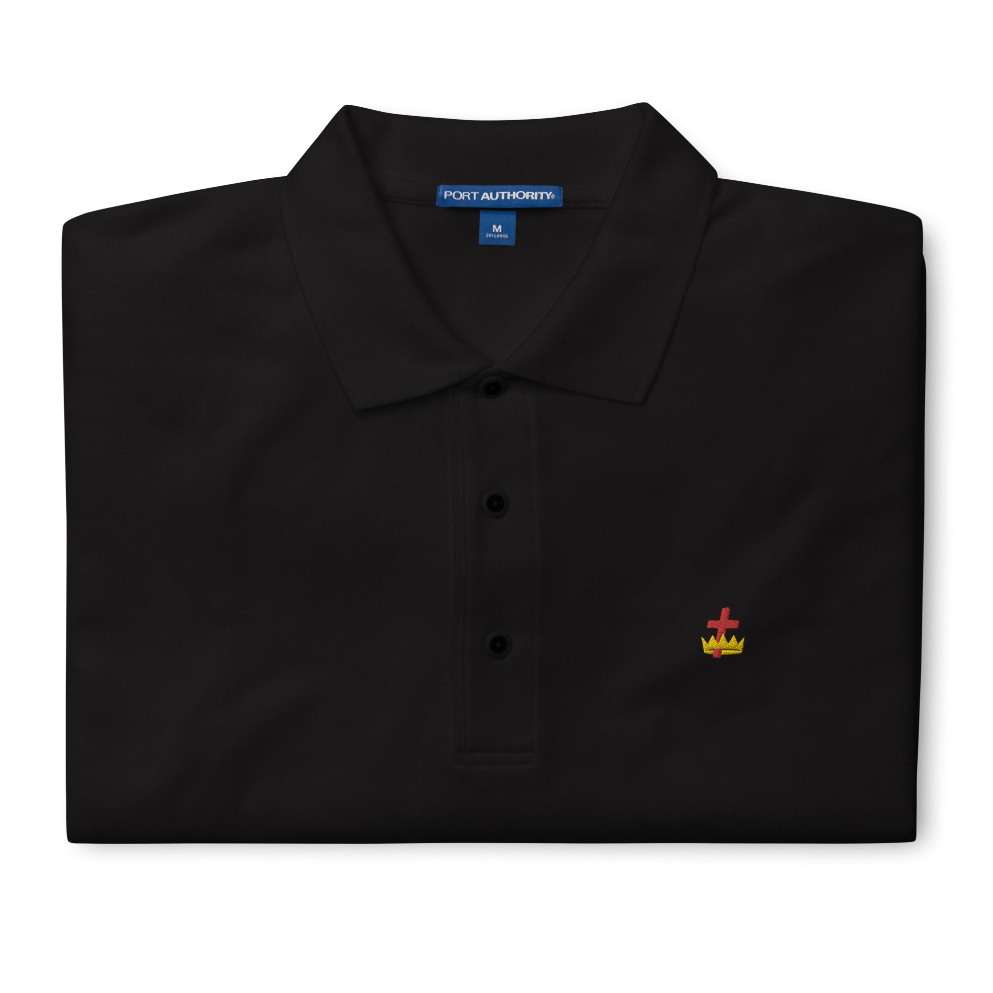 Knights Templar Logo Embroidered Premium Polo