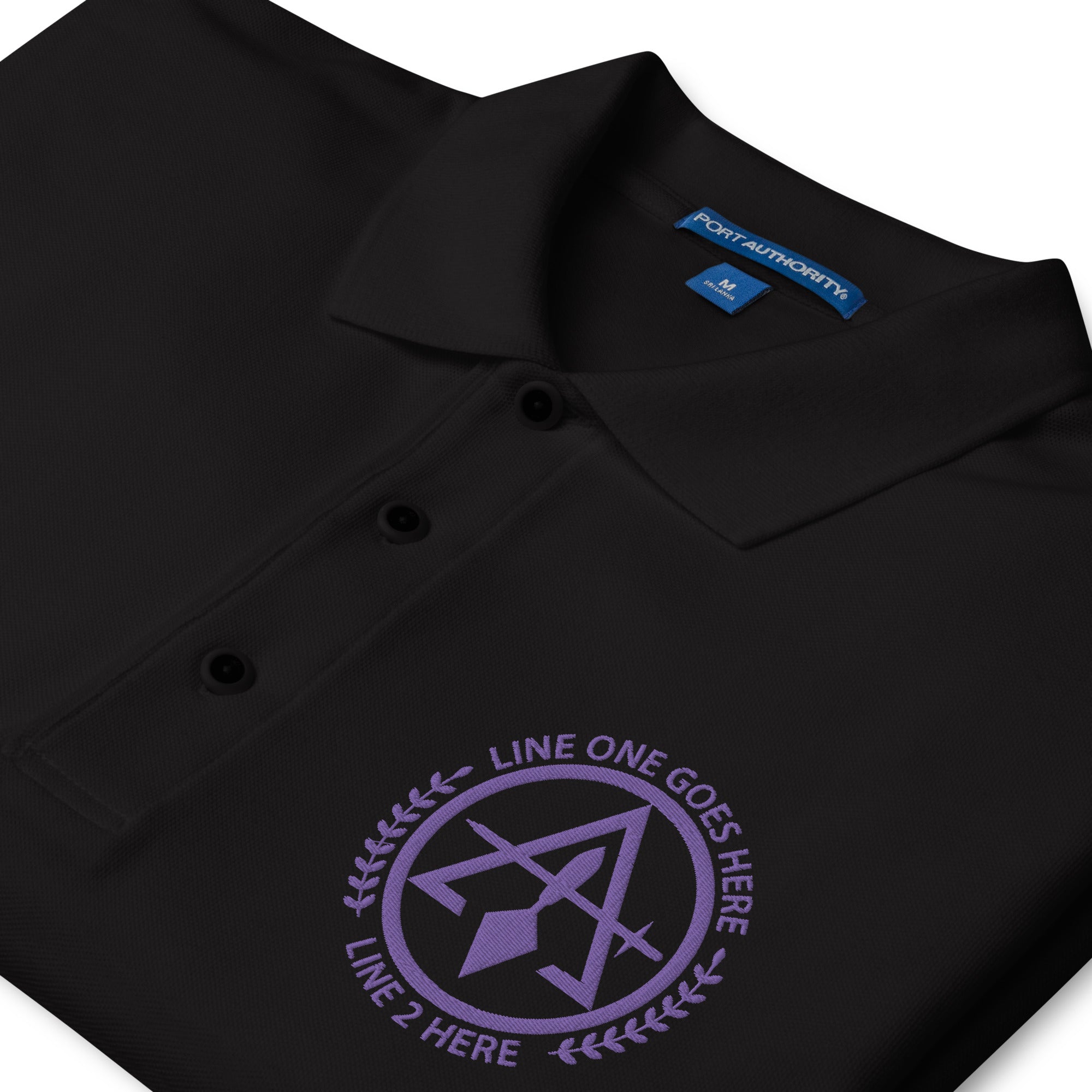 Cryptic Masons No. 1 Custom Embroidered Polo