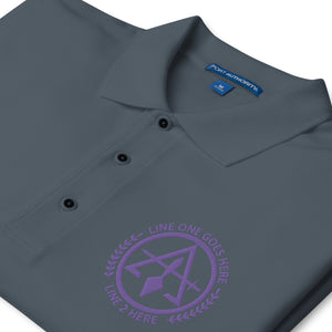 Cryptic Masons No. 1 Custom Embroidered Polo