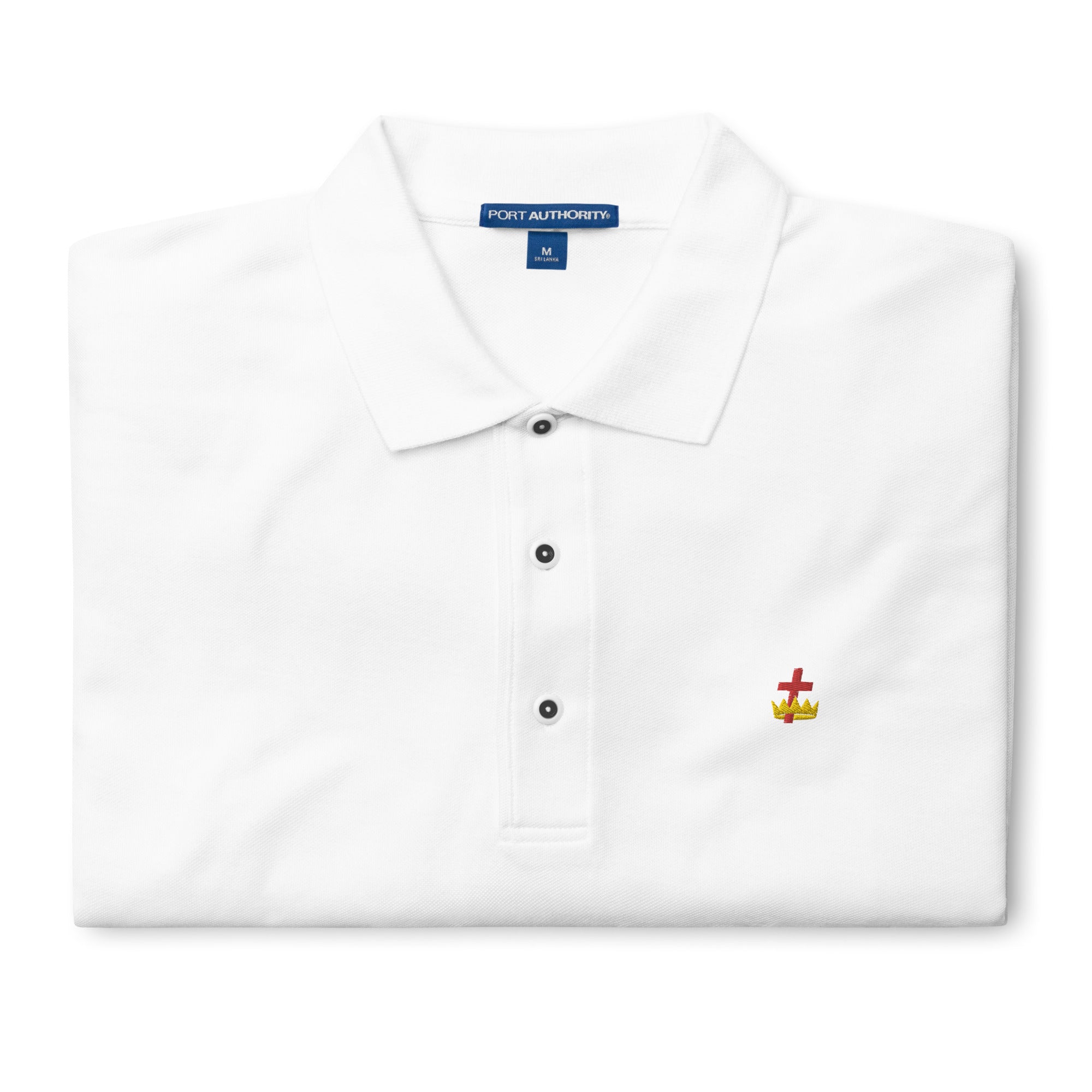 Knights Templar Logo Embroidered Premium Polo