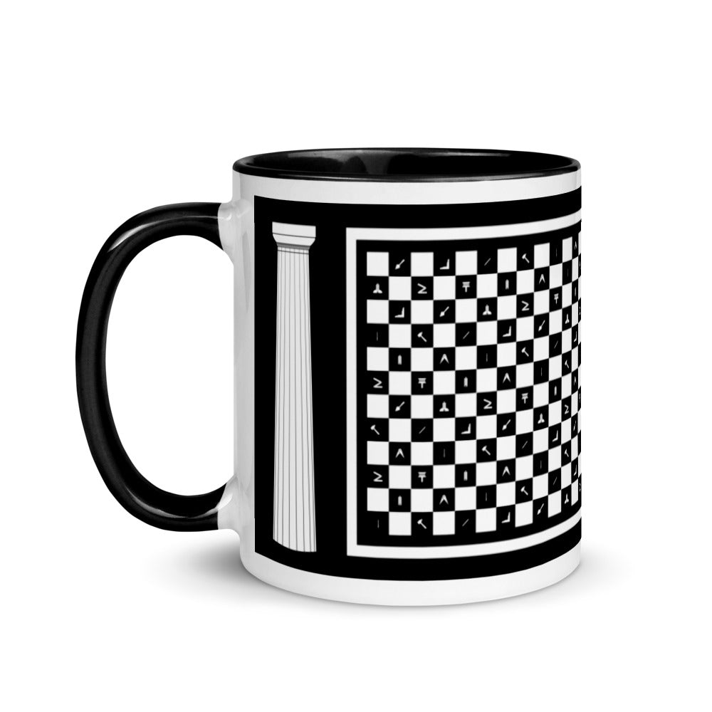Checkered Floor & Working Tools Mug - FraternalTies