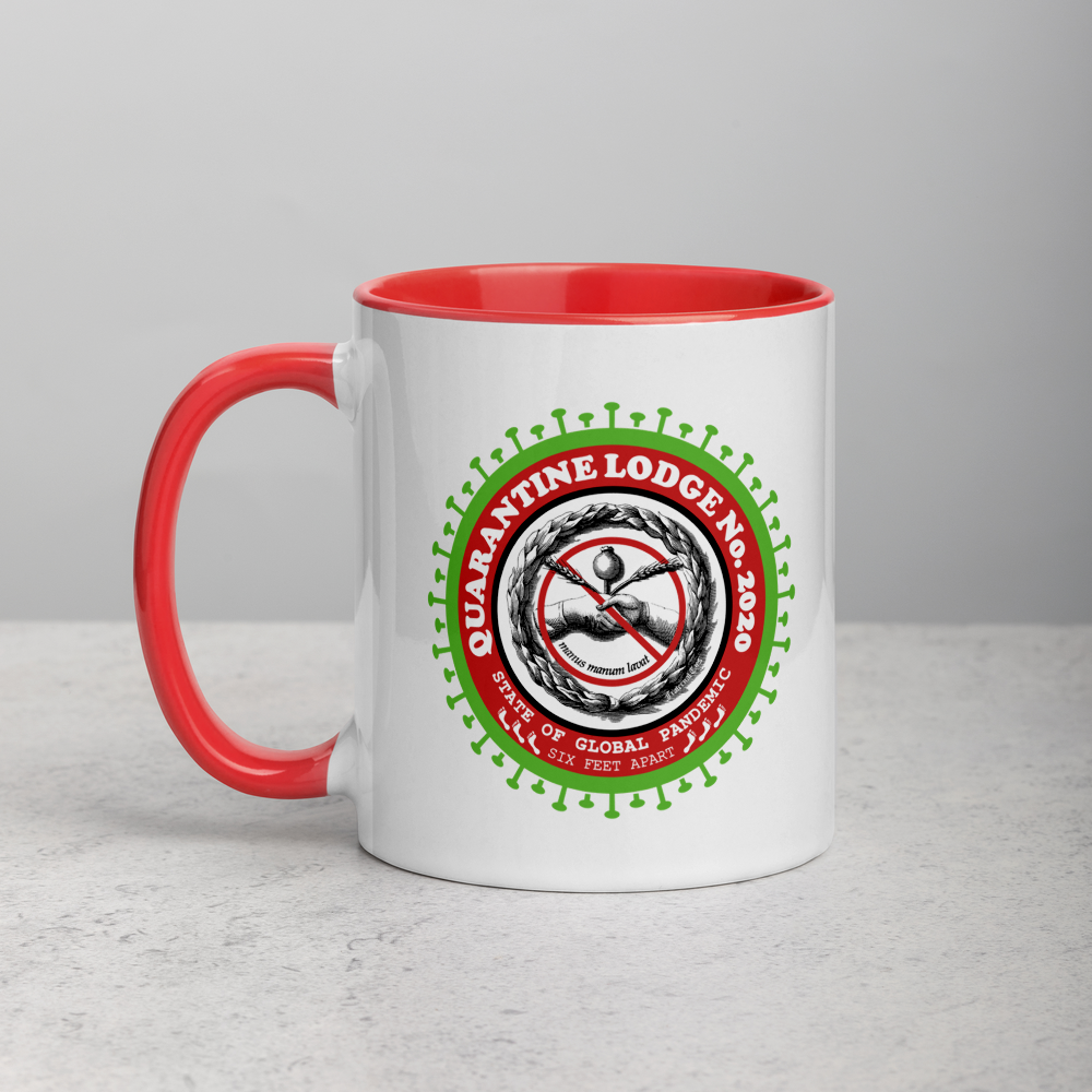 Ceramic Mug Quarantine Lodge No. 2020 - FraternalTies