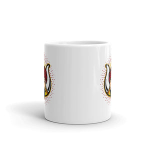 MOVPER No. 1 White glossy mug