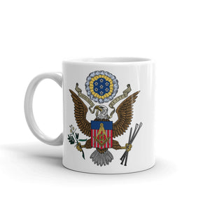 Good Men Better Freemason USA Seal Mug - FraternalTies