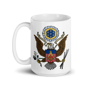 Good Men Better Freemason USA Seal Mug - FraternalTies